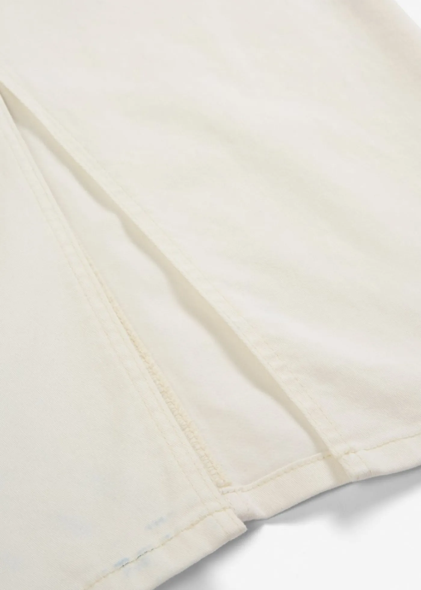 bonprix bonprix Falda vaquera midi Blanco lana Clearance