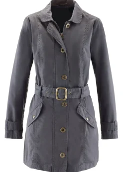 bonprix bonprix Gabardina pizarra Discount