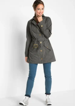 bonprix bonprix Gabardina pizarra Discount