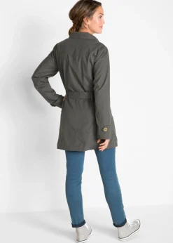 bonprix bonprix Gabardina pizarra Discount
