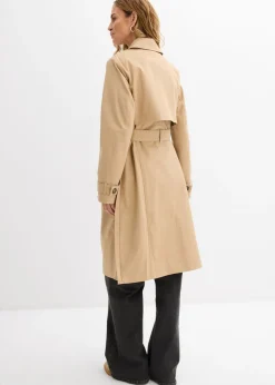 bonprix bonprix Gabardina 3 en 1 con inserto de porteo para durante y después del embarazo Beige pardo New