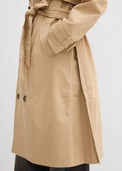 bonprix bonprix Gabardina 3 en 1 con inserto de porteo para durante y después del embarazo Beige pardo New