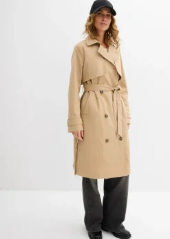 bonprix bonprix Gabardina 3 en 1 con inserto de porteo para durante y después del embarazo Beige pardo New