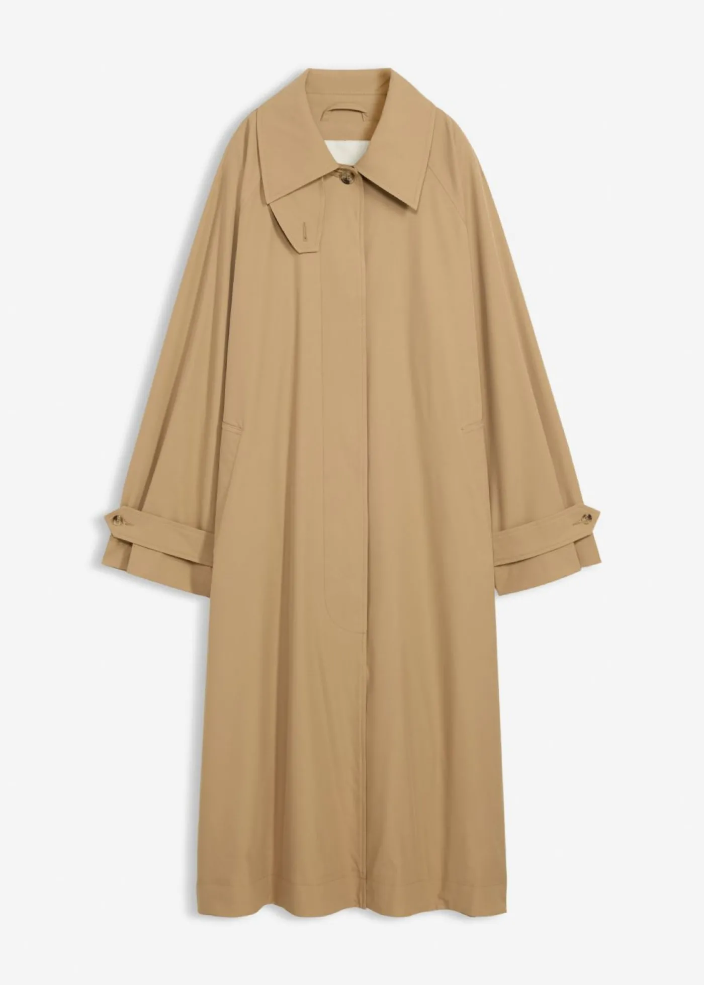 bonprix bonprix Gabardina con trabillas Marrón caqui New