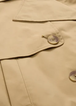 bonprix bonprix Gabardina corta oliva pálido Outlet