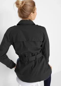 bonprix bonprix Gabardina corta Negro Outlet