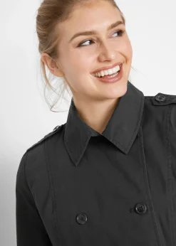 bonprix bonprix Gabardina corta Negro Outlet