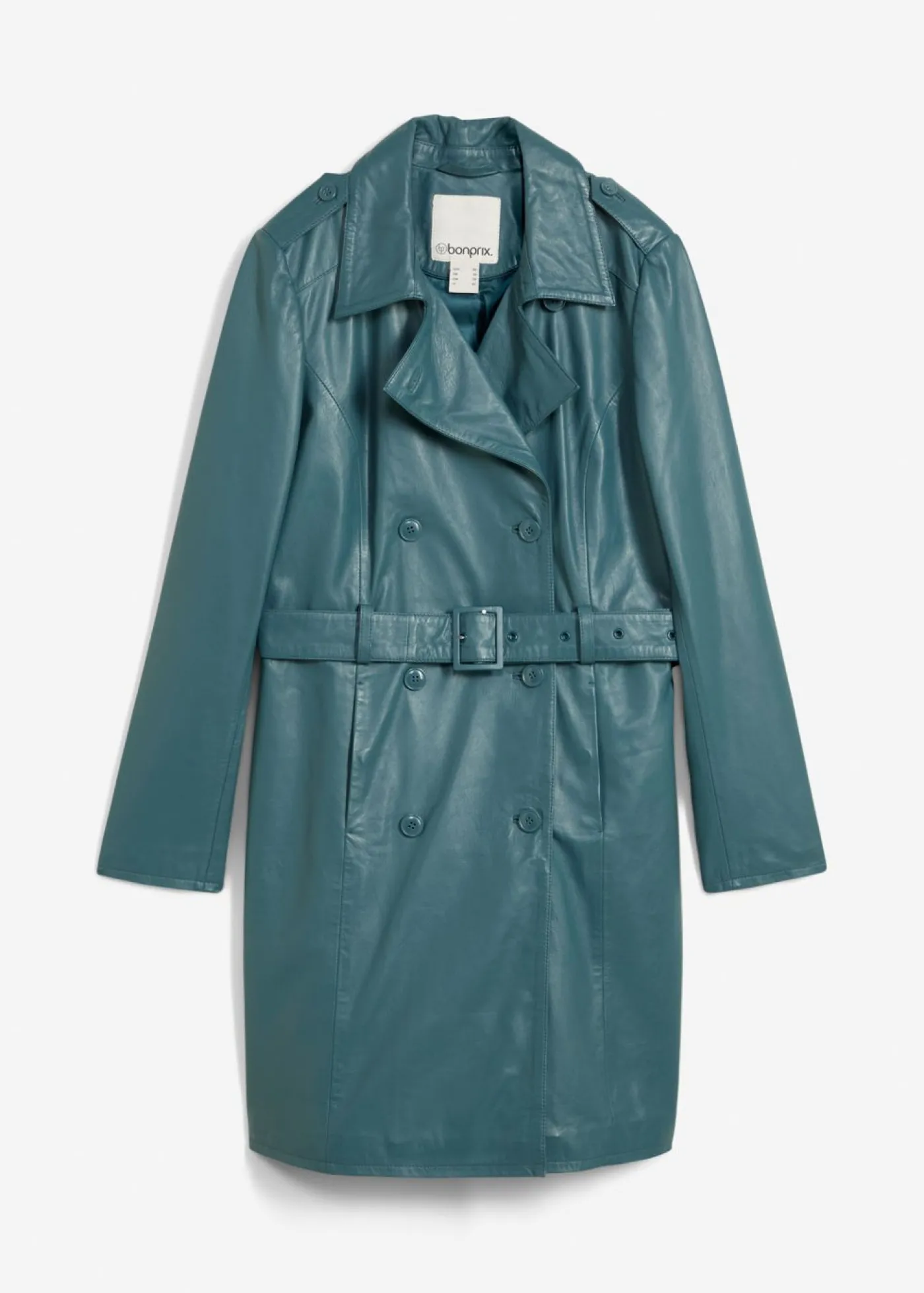 bonprix bonprix Gabardina de napa de cordero verde pimiento