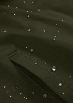 bonprix bonprix Gabardina repelente al agua Verde oscuro Discount