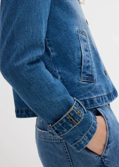 bonprix bonprix Gabardina vaquera azul claro denim Discount