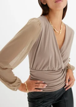 bonprix bonprix Gargantilla y pulsera (2 piezas) de latón latón dorado Online