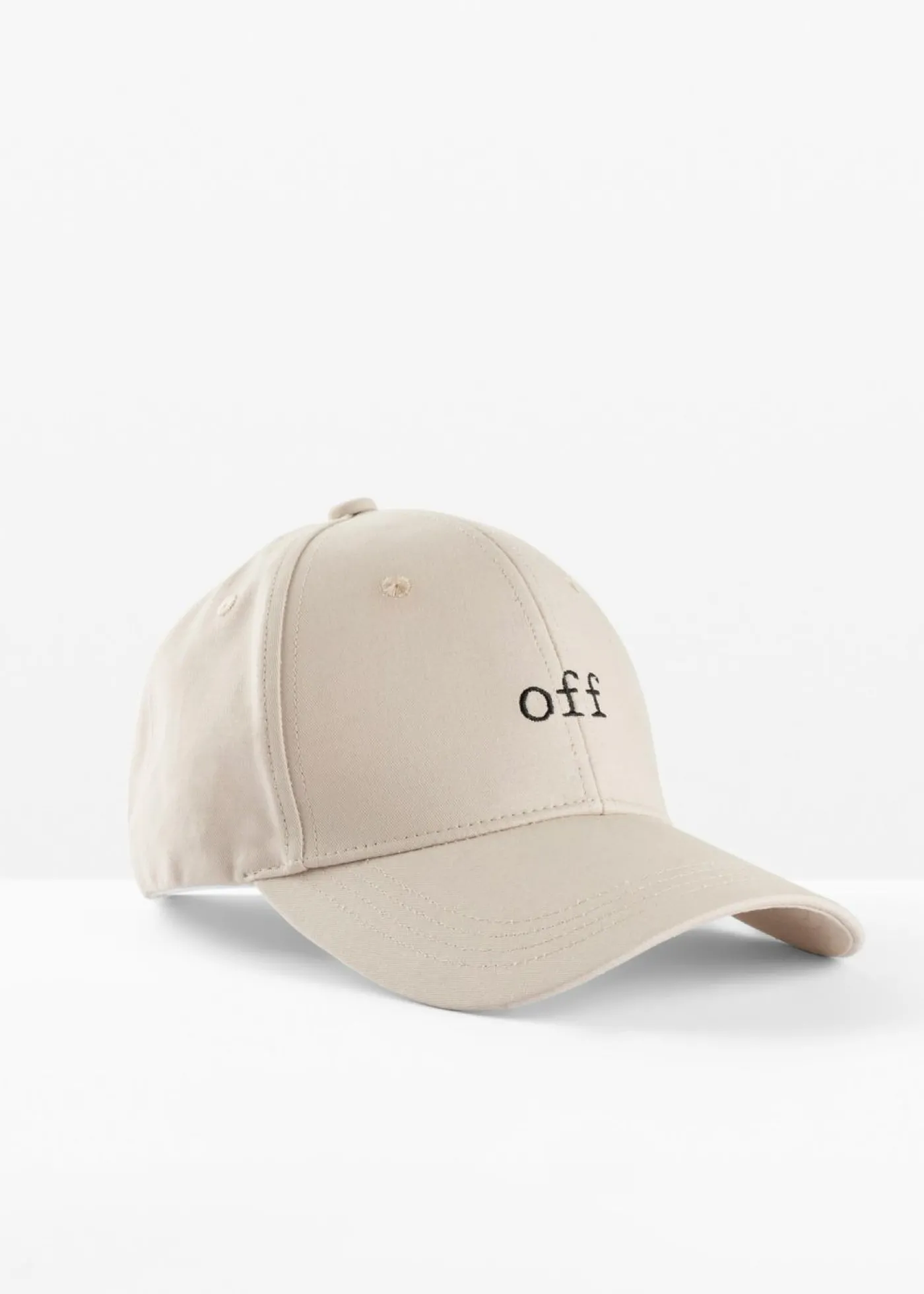 bonprix bonprix Gorra con bordado Beige Hot