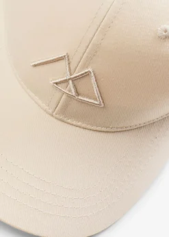 bonprix bonprix Gorra de 100 % algodón Beige natural Outlet