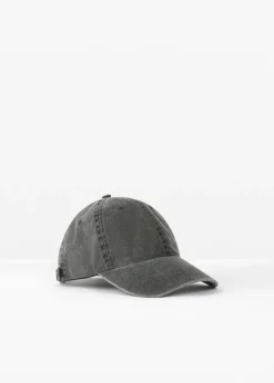 bonprix bpc bonprix collection Gorra de 100 % algodón Negro denim Online