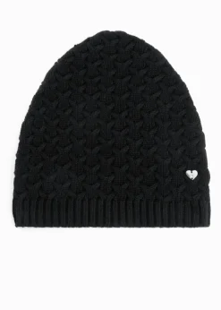 bonprix bonprix Gorro con contenido de cachemira Negro Sale