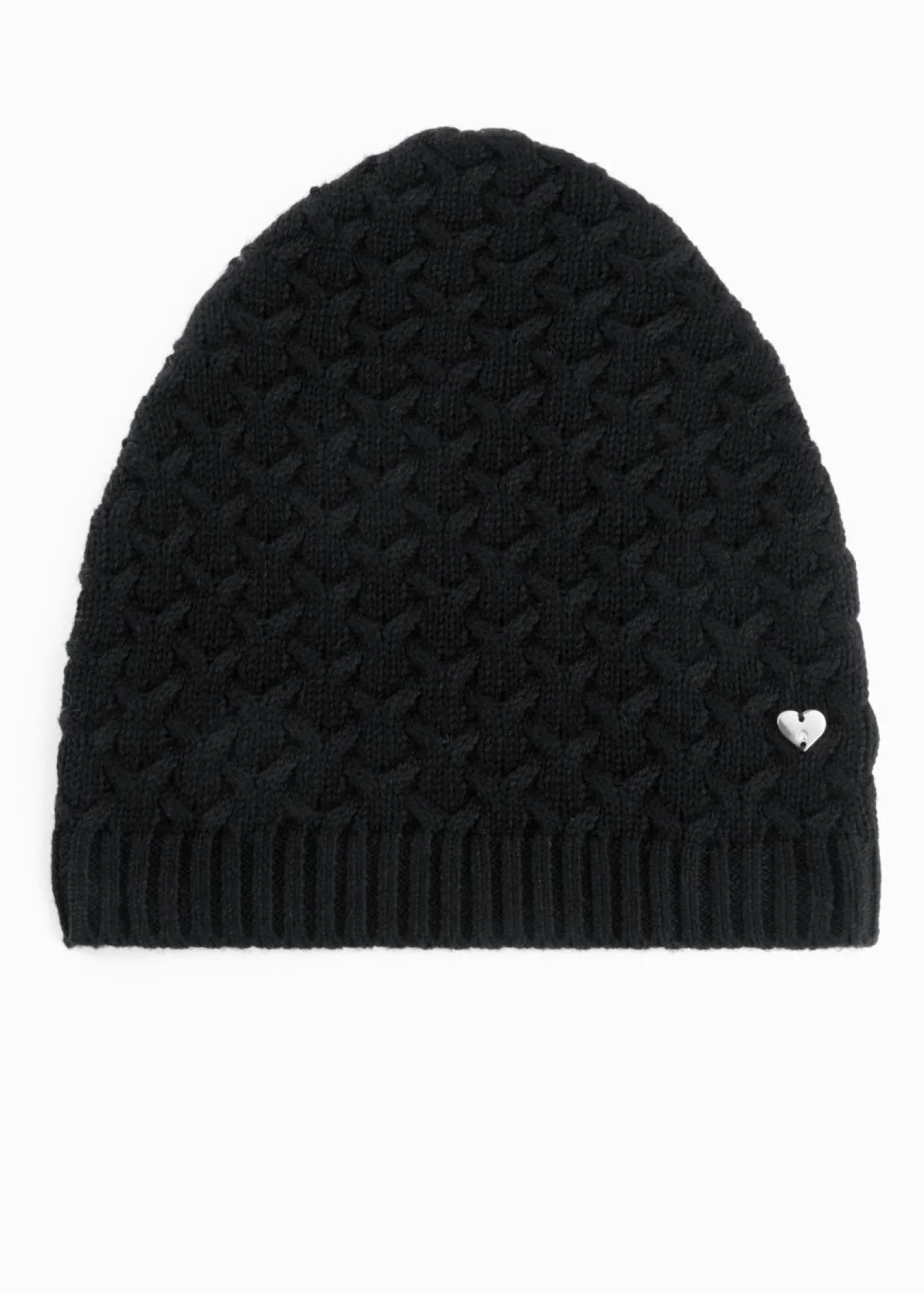 bonprix bonprix Gorro con contenido de cachemira Negro Sale