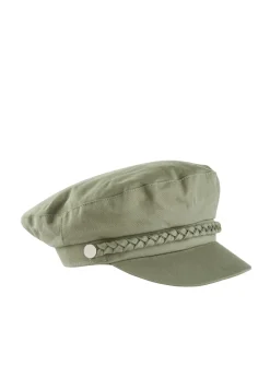 bonprix bonprix Gorro marinero con detalle trenzado Verde oliva Sale