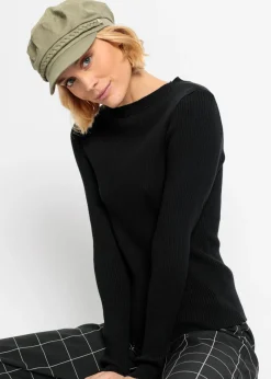bonprix bonprix Gorro marinero con detalle trenzado Verde oliva Sale