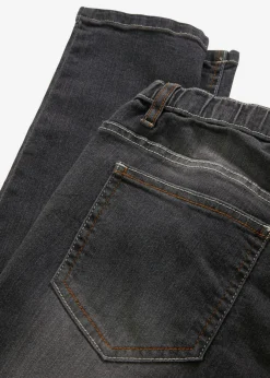 bonprix bonprix Jeggings efecto lavado Negro denim