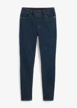 bonprix bonprix Jeggings elásticos con cintura cómoda y ancha denim intenso Sale