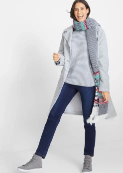bonprix bonprix Jeggings elásticos, térmicos y funcionales, de tiro alto con cintura cómoda Vaquero oscuro Sale