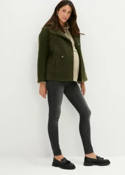 bonprix bonprix Jeggings premamá con algodón (2 unidades), skinny azul piedra + negro denim Online