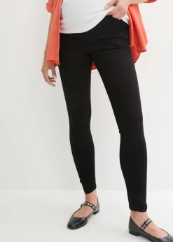 bonprix bonprix Jeggings premamá con contenido elástico y corte pitillo Negro Sale