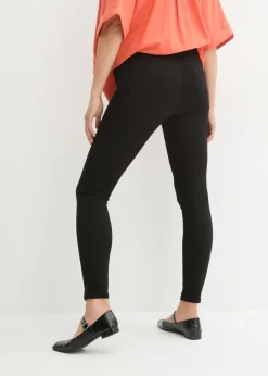bonprix bonprix Jeggings premamá con contenido elástico y corte pitillo Negro Sale