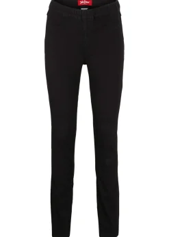 bonprix bonprix Jeggings térmicos de talle medio Negro Outlet