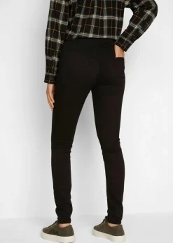 bonprix bonprix Jeggings térmicos de talle medio Negro Outlet