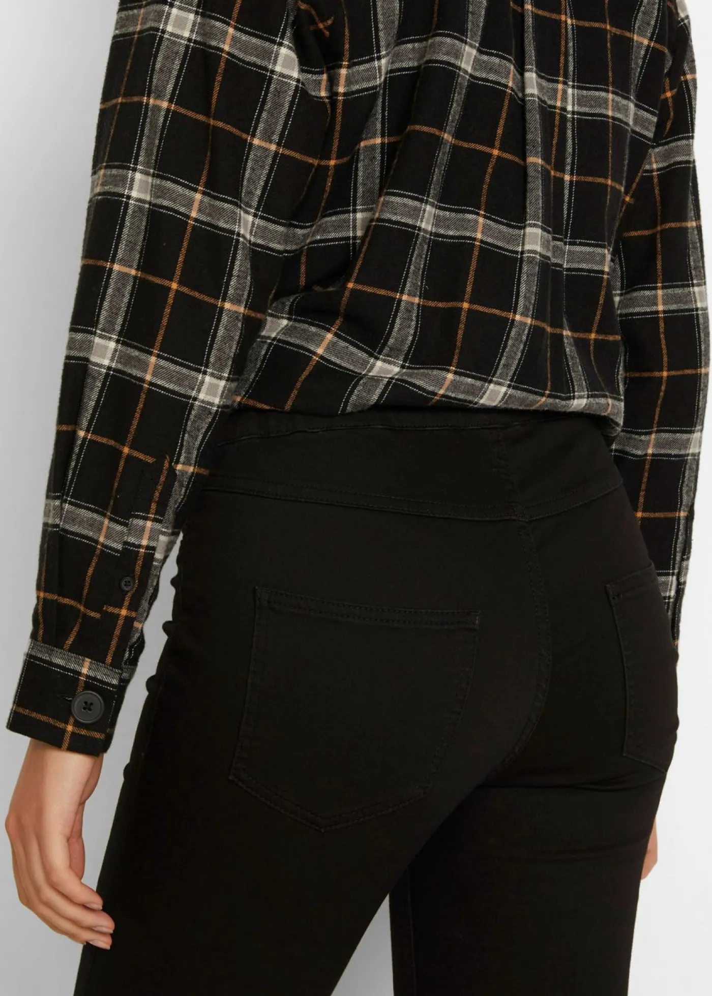 bonprix bonprix Jeggings térmicos de talle medio Negro Outlet