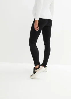 bonprix bonprix Jeggings térmicos premamá denim negro Discount