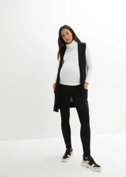 bonprix bonprix Jeggings térmicos premamá denim negro Discount