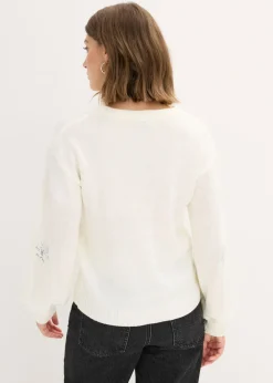bonprix bonprix Jersey Blanco lana Online