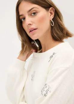 bonprix bonprix Jersey Blanco lana Online