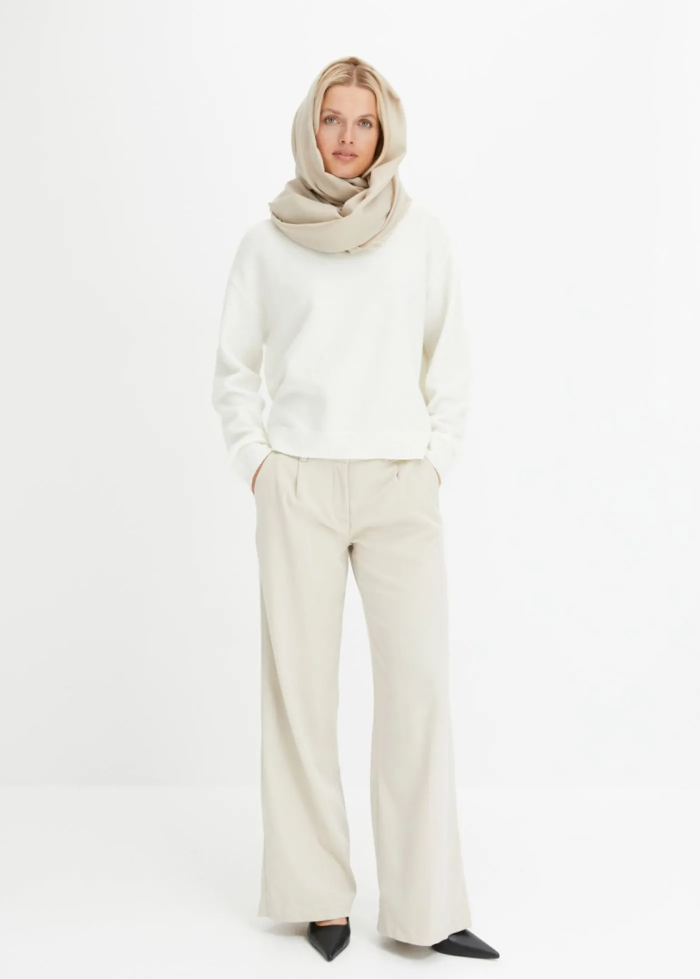 bonprix bonprix Jersey Blanco lana Online