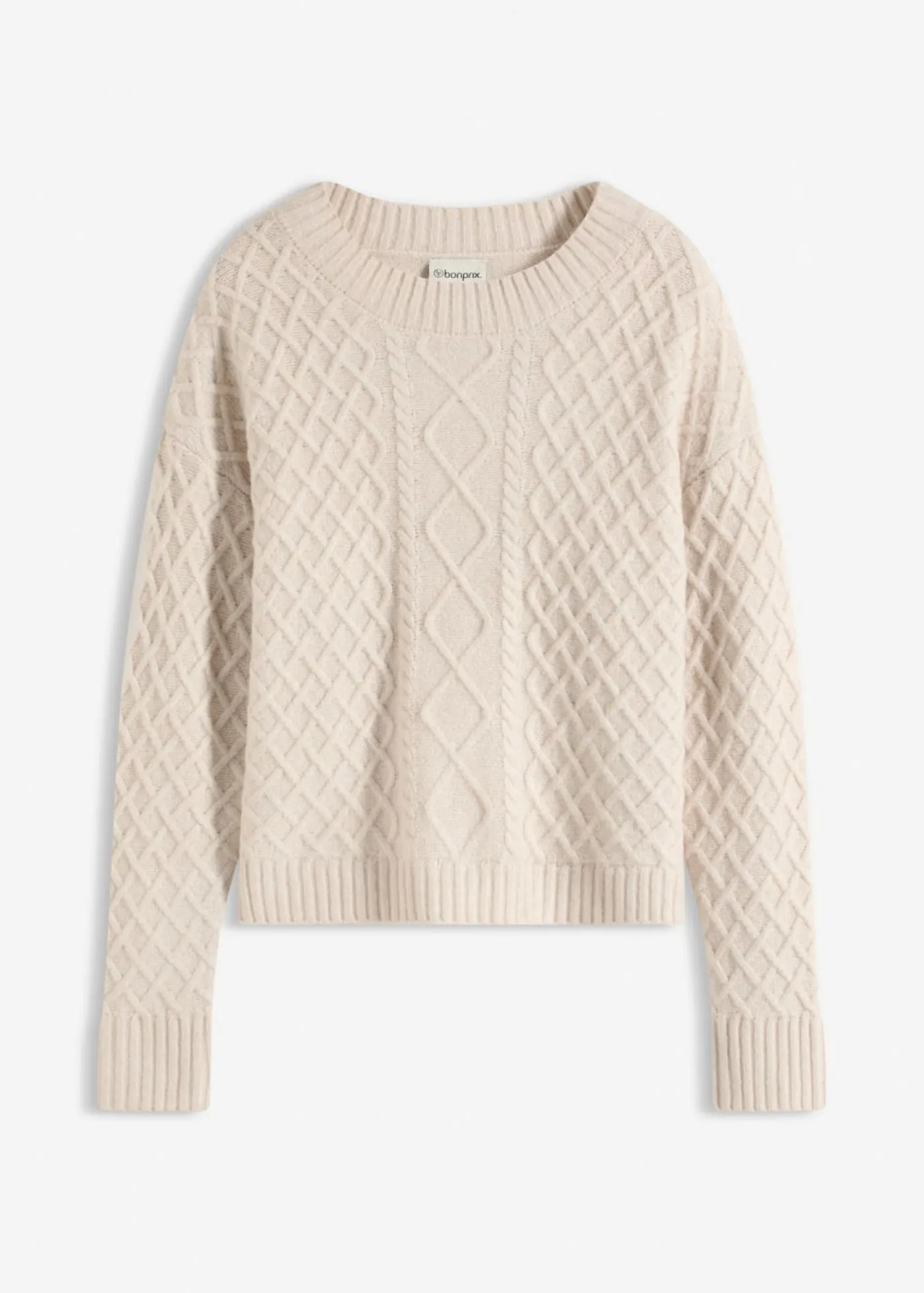 bonprix bonprix Jersey beige moteado Outlet