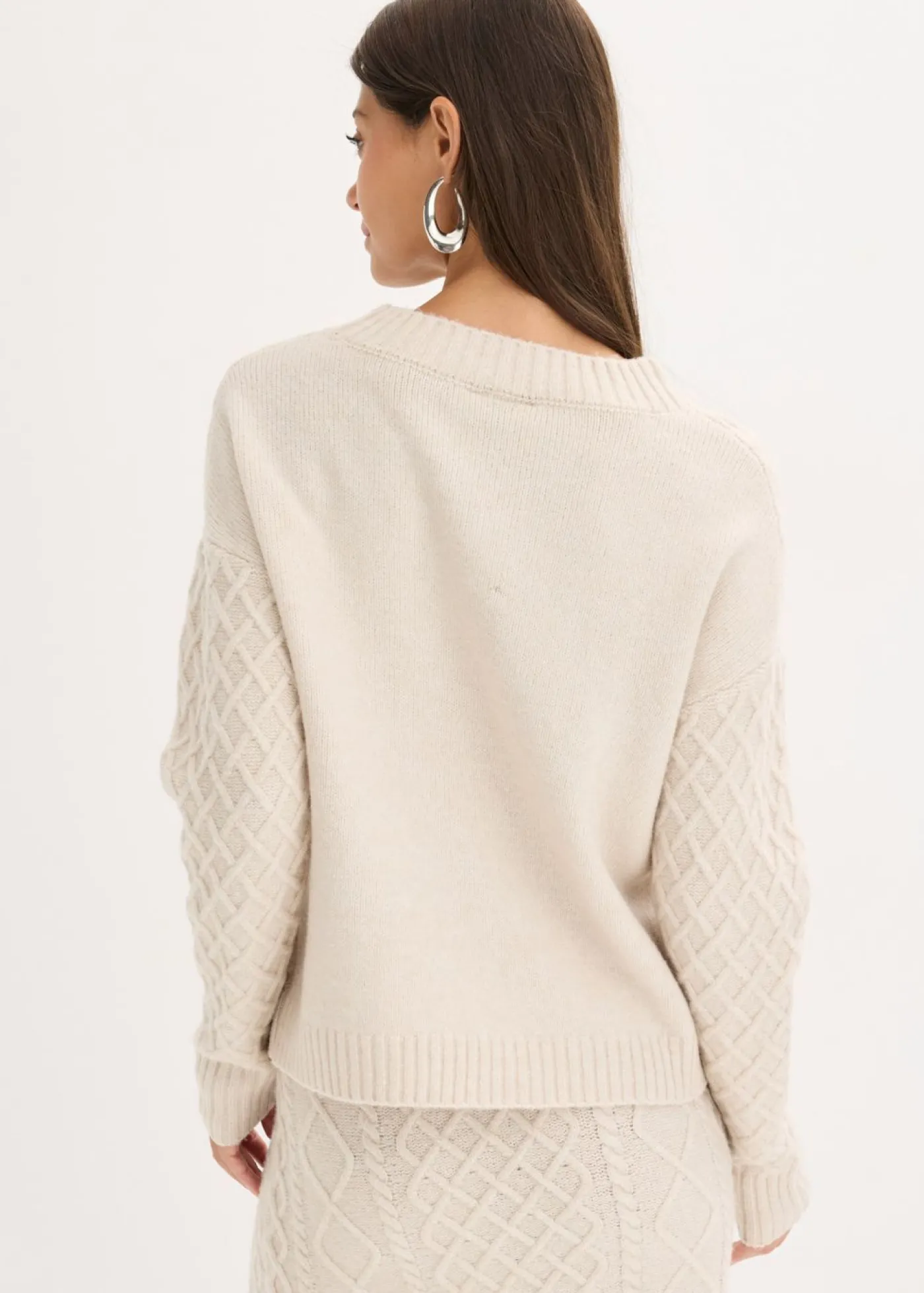 bonprix bonprix Jersey beige moteado Outlet