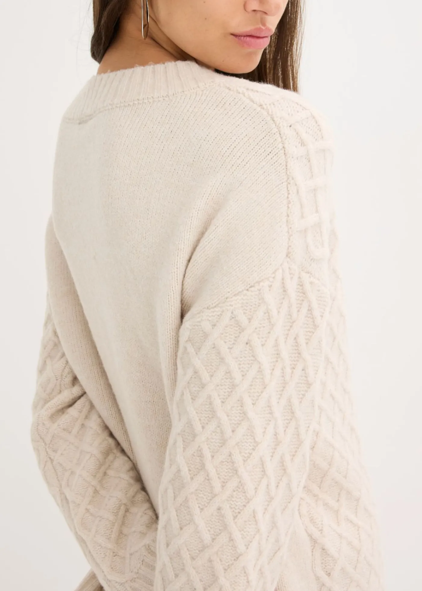 bonprix bonprix Jersey beige moteado Outlet
