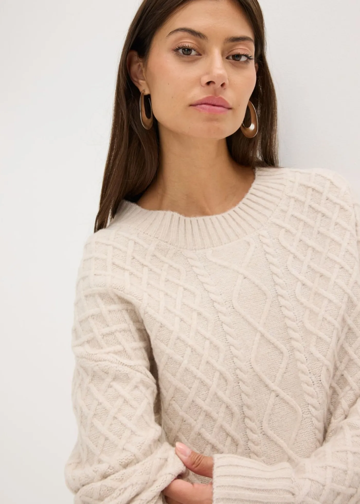 bonprix bonprix Jersey beige moteado Outlet