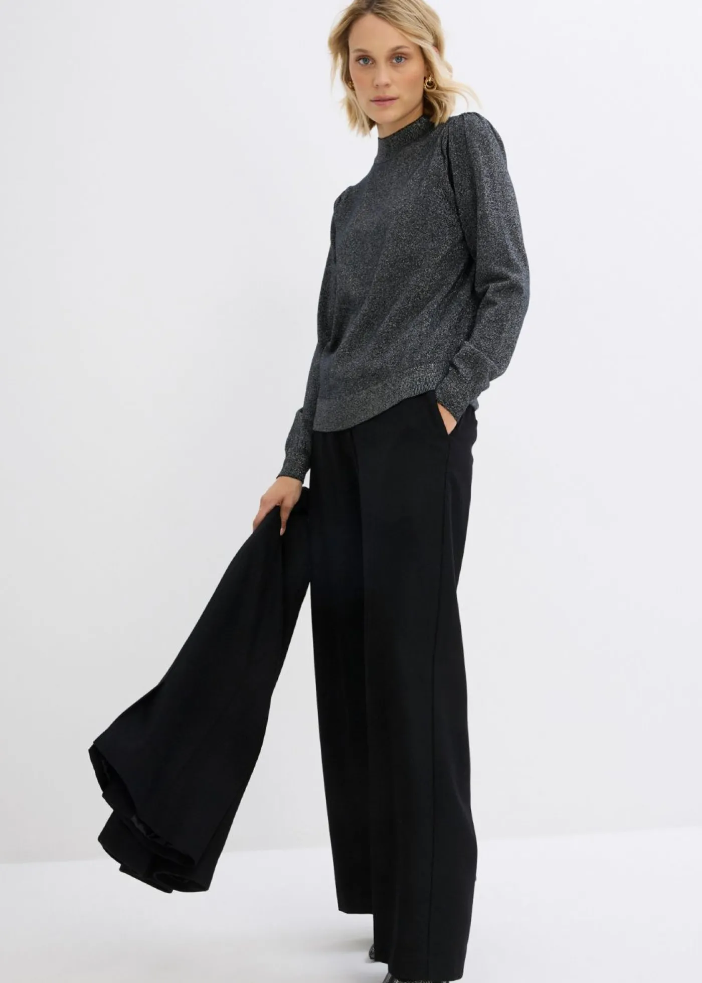 bonprix bonprix Jersey Negro-plata