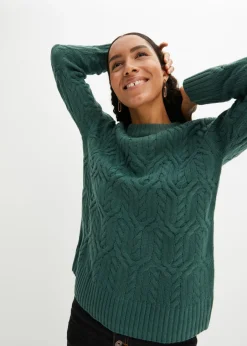 bonprix bonprix Jersey verde mate Discount