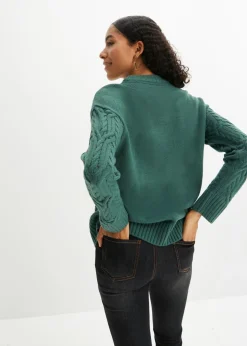 bonprix bonprix Jersey verde mate Discount