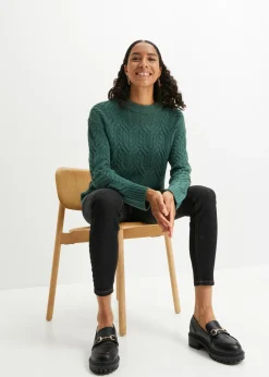 bonprix bonprix Jersey verde mate Discount