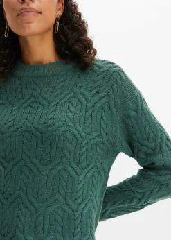 bonprix bonprix Jersey verde mate Discount