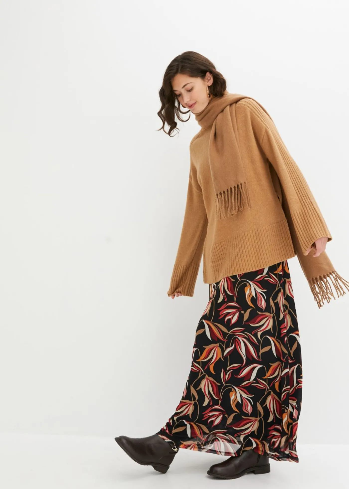 bonprix bonprix Jersey camel moteado Sale