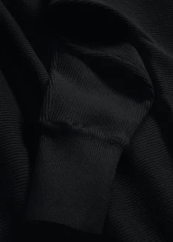 bonprix bonprix Jersey acanalado de gran tamaño Negro Hot