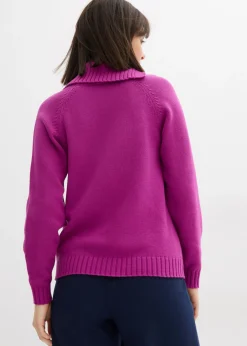 bonprix bonprix Jersey asimétrico Fucsia oscuro Hot