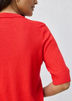 bonprix bonprix Jersey con contenido de seda fresa Online