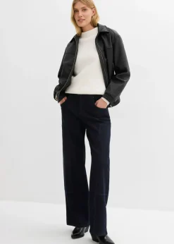 bonprix bonprix Jersey con cuello alto Blanco lana Online